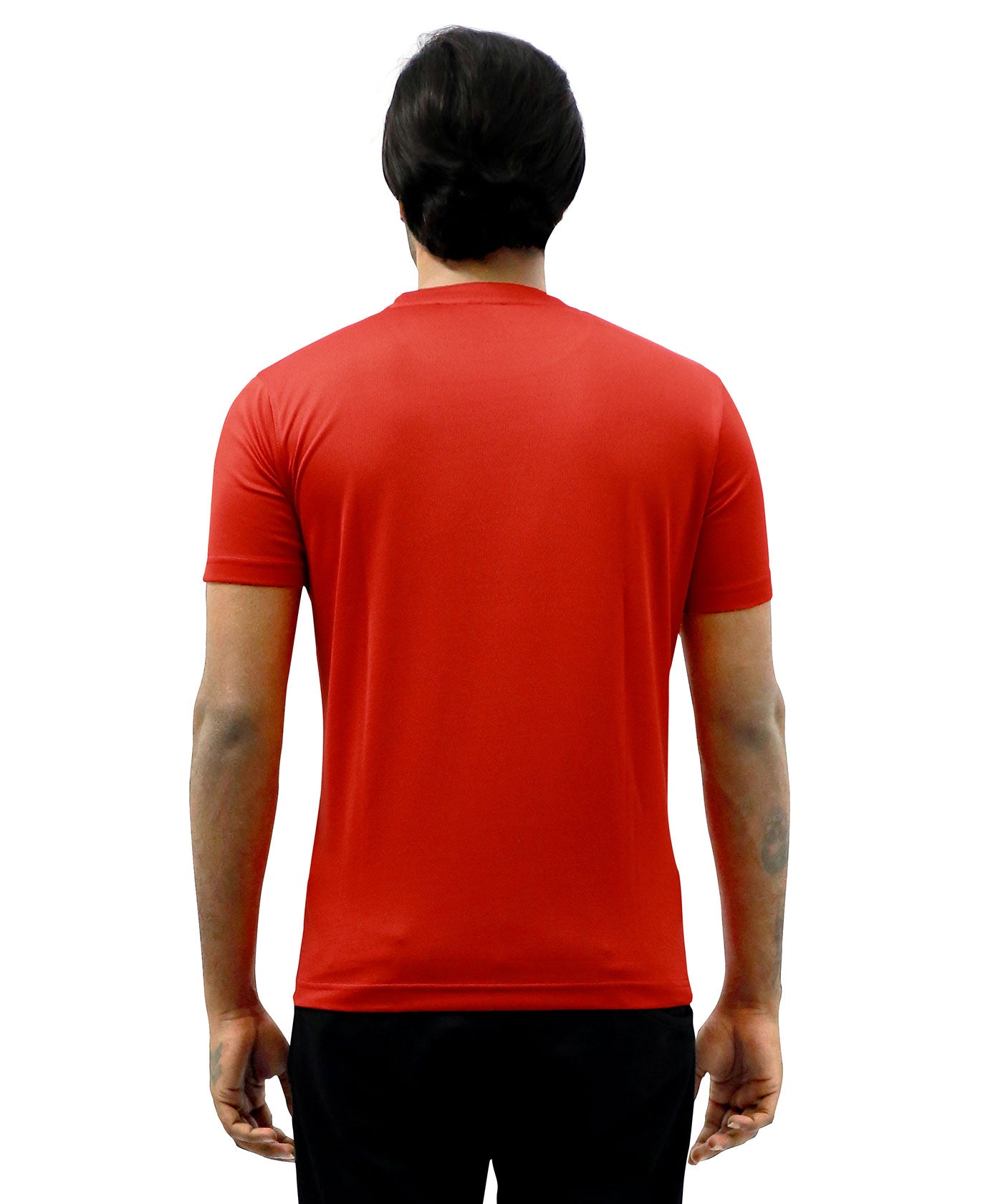 Tri Colour Ganesha - Dryfit T-Shirt for Men - Red