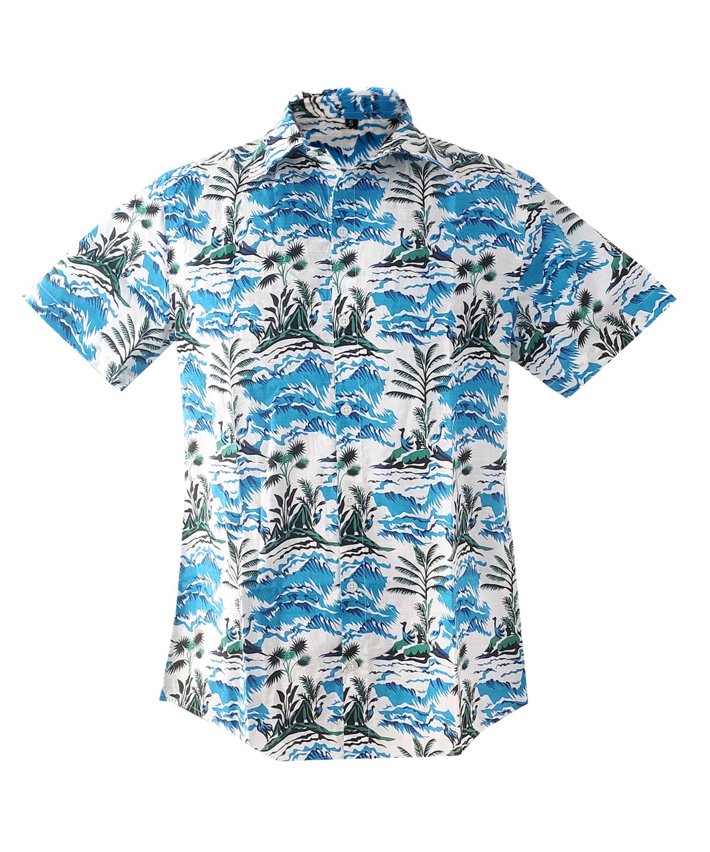 Island - Hawaiian Shirts for Men - Royal Blue