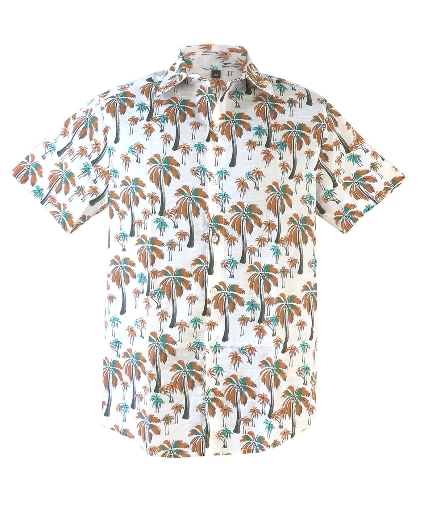 Palm - Hawaiian Shirts for Men - Light Brown