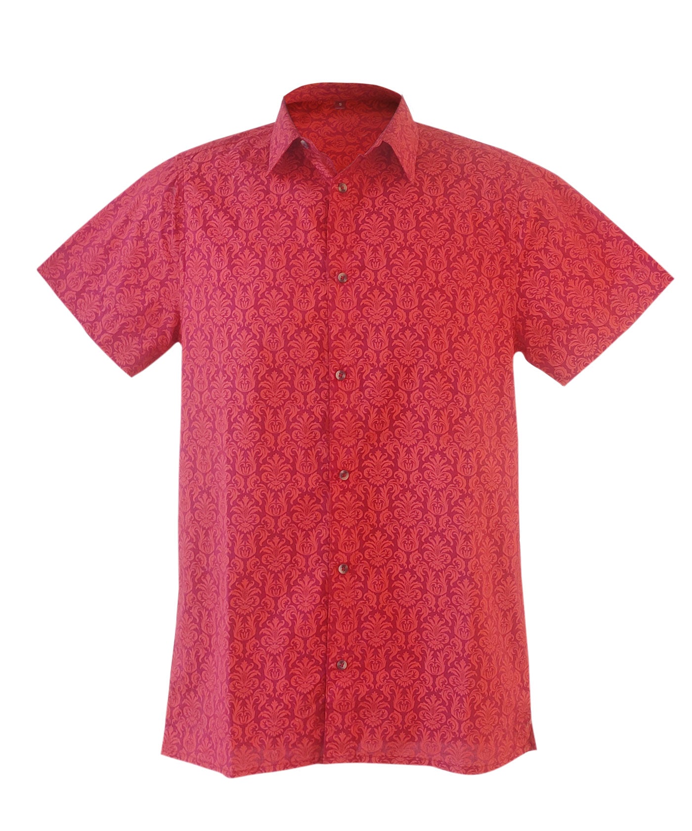 Jaquard - Hawaiian Shirts for Men - Red