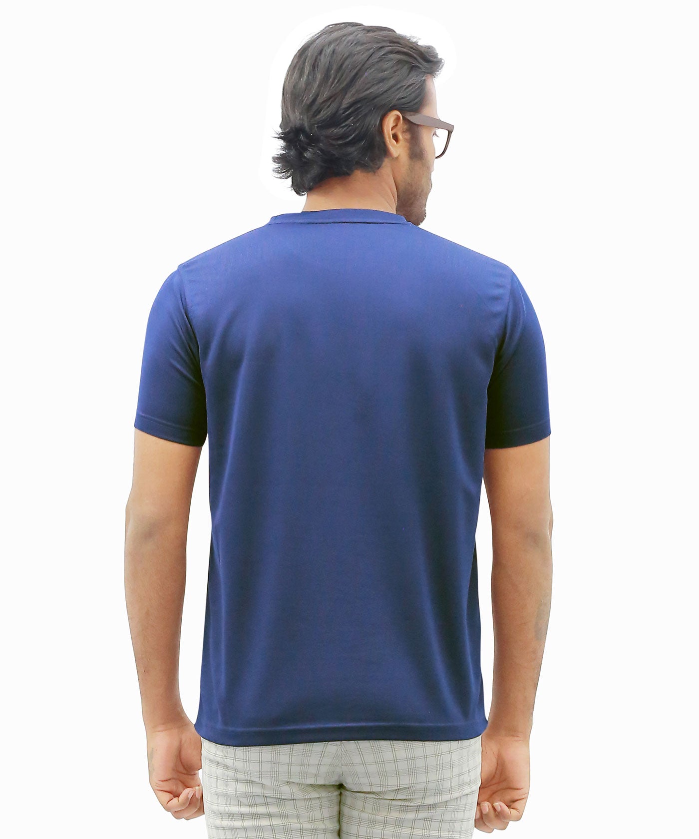 The Super Computer - Dryfit T-Shirt for Men - Navy Blue