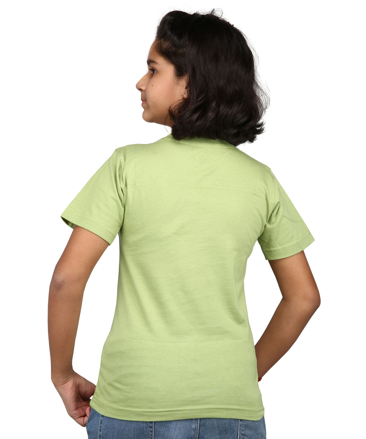 Awesome Me - Premium Round Neck Cotton Tees for Juniors - Parrot Green
