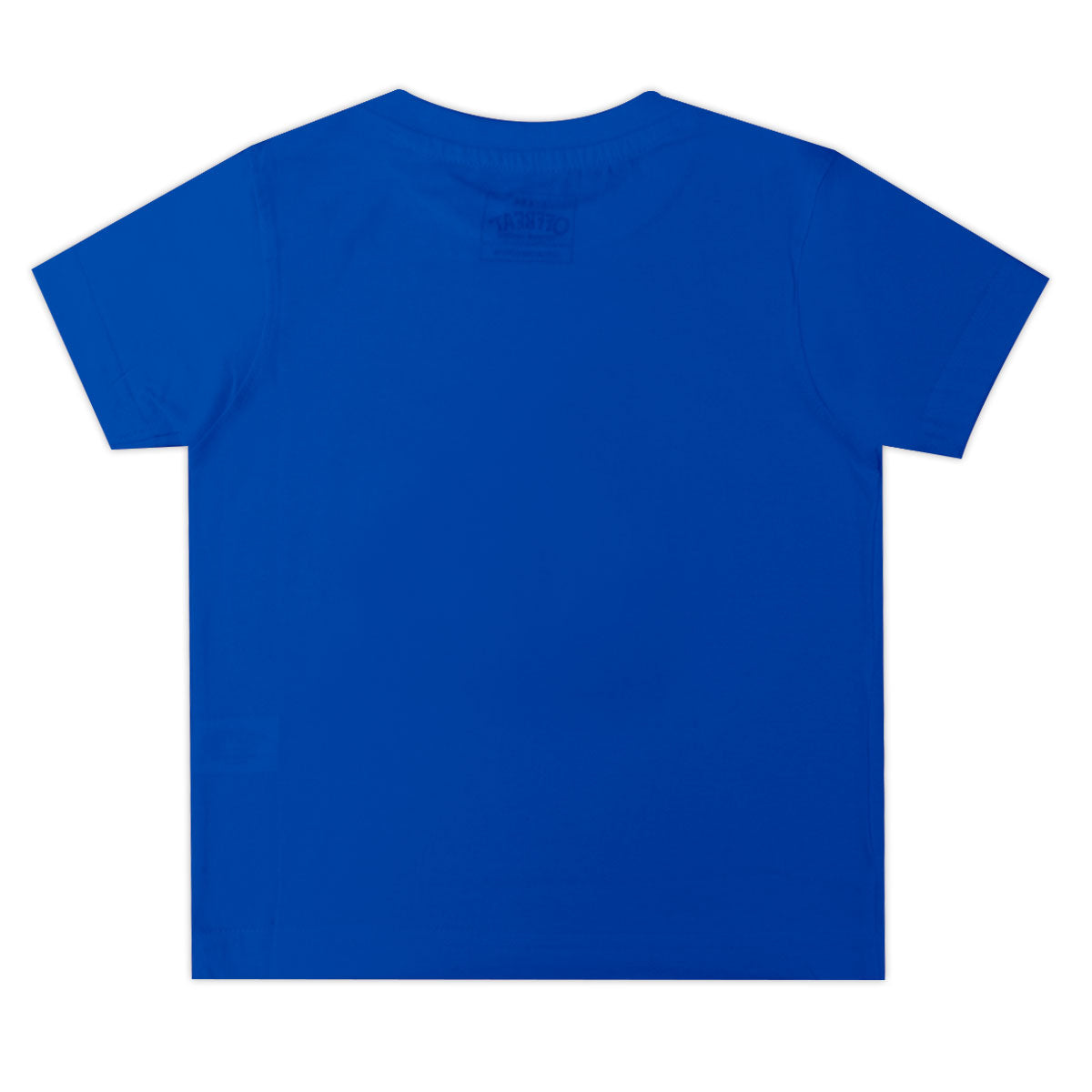 Just Chilling - Premium Round Neck Cotton Tees for Kids - Electric Blue