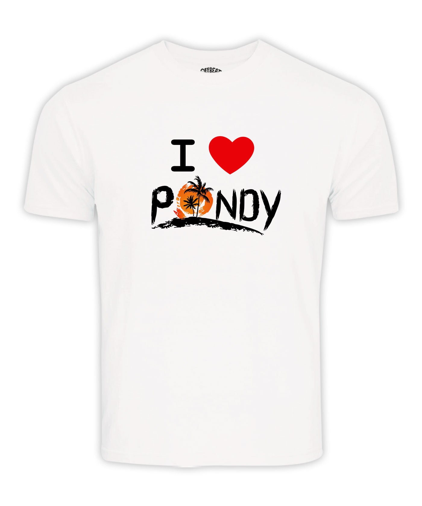 Men - I Love Pondy T-Shirt - White