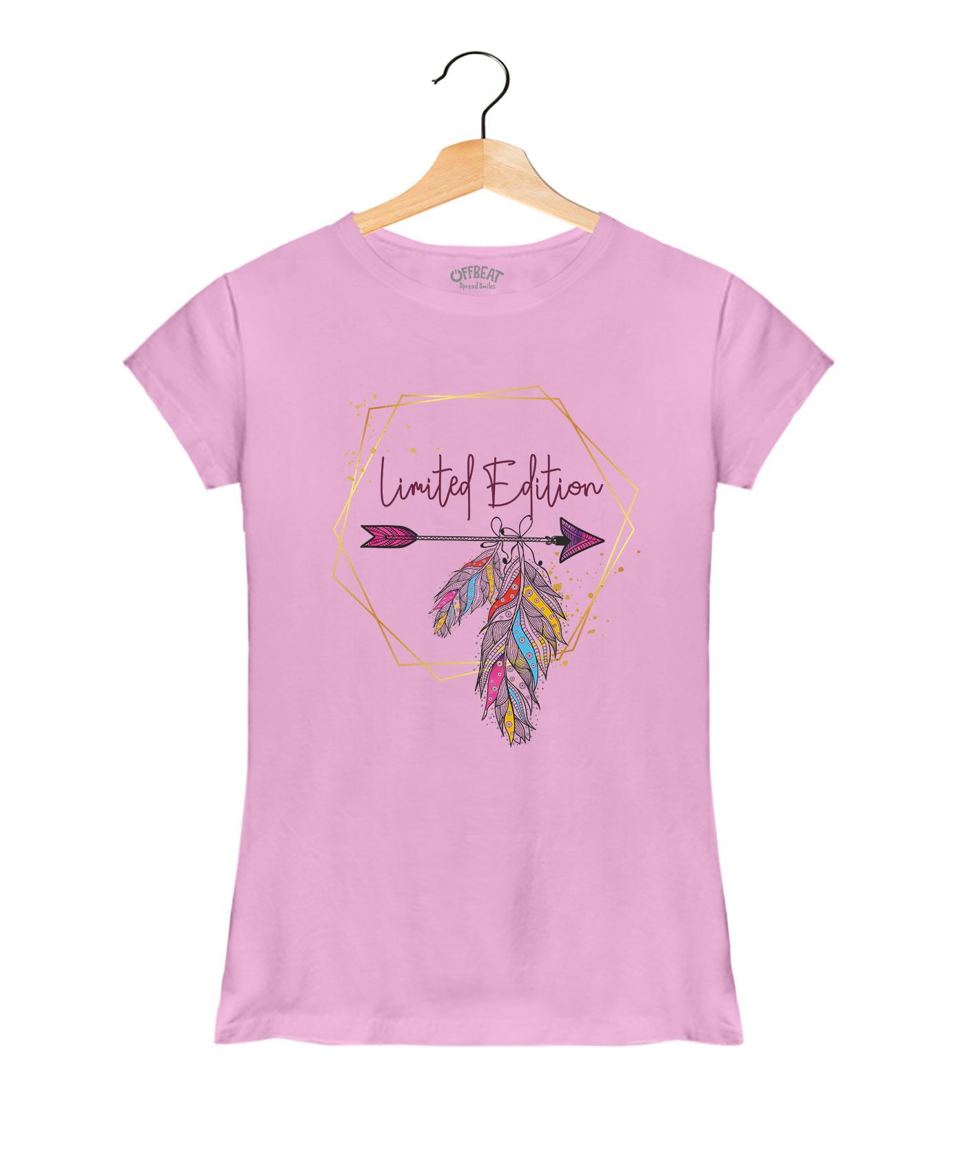 Limited Edition - Premium Round Neck Cotton Tees for Women - Orchid Purple