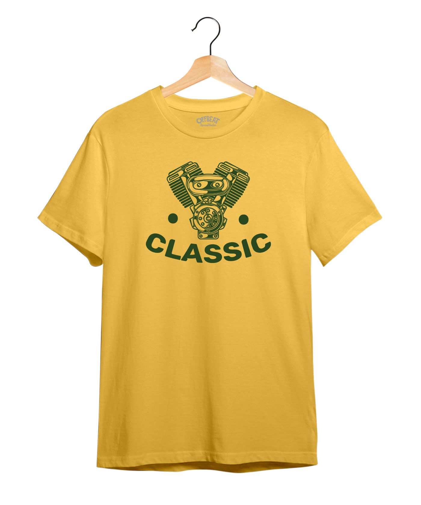 Classic - Premium Round Neck Cotton Tees - Minion Yellow