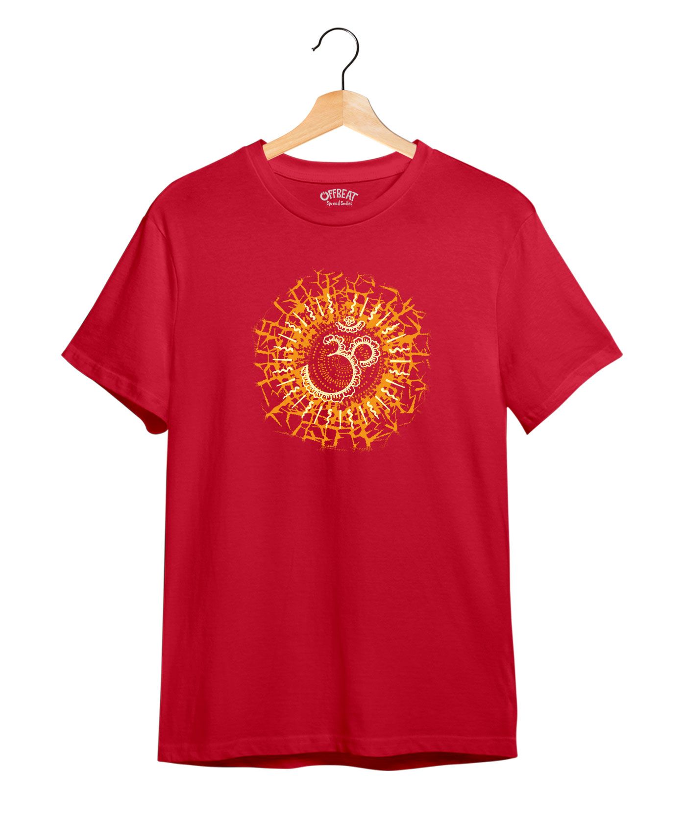 Universe Emitter - Premium Round Neck Cotton Tees - Red