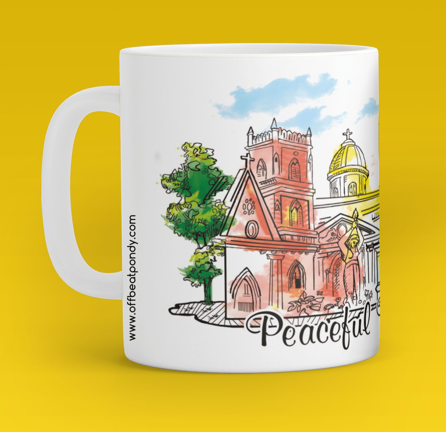 Peaceful Pondicherry - Mug